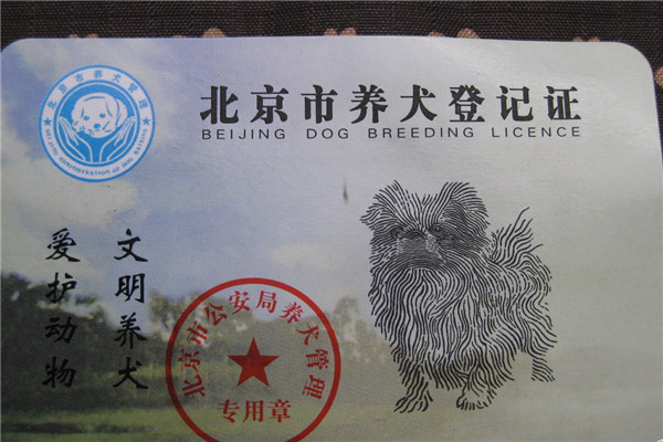 养犬登记证